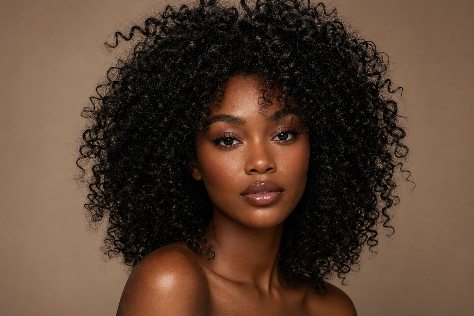 Hair pattern chart showing Types 1 through 8 from straight to tightly coiled